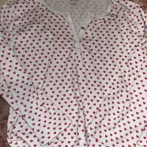 Roller rabbit women’s long sleeve pyjama top size large